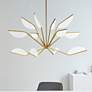 1_Visual Comfort Belterra 48"W Natural Brass LED Chandelier
