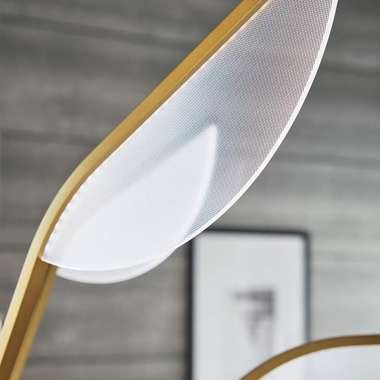 Image 4 Visual Comfort Belterra 48"W Natural Brass LED Chandelier more views