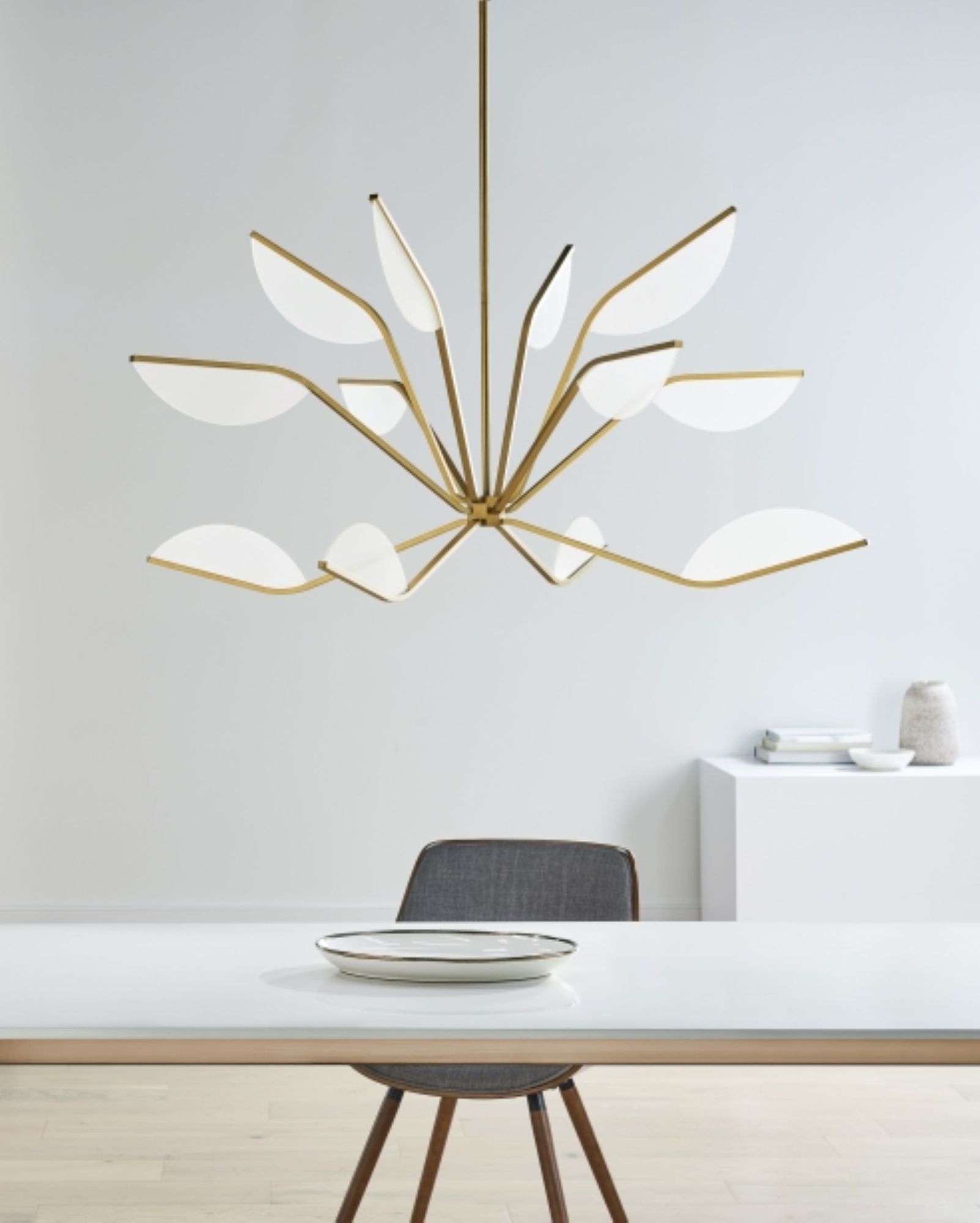 Visual Comfort Belterra 48"W Natural Brass LED Chandelier