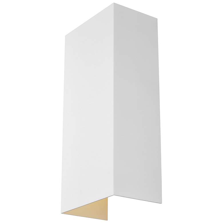 Image 1 Visual Comfort Brompton 13" High White LED Wall Sconce