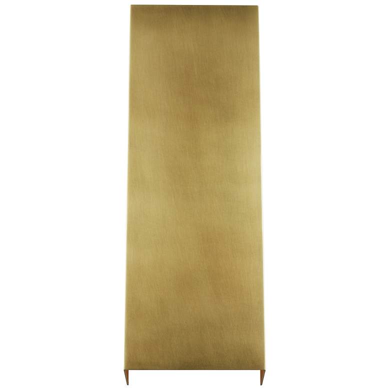 Image 1 Visual Comfort Brompton 17" High Brass LED Wall Sconce
