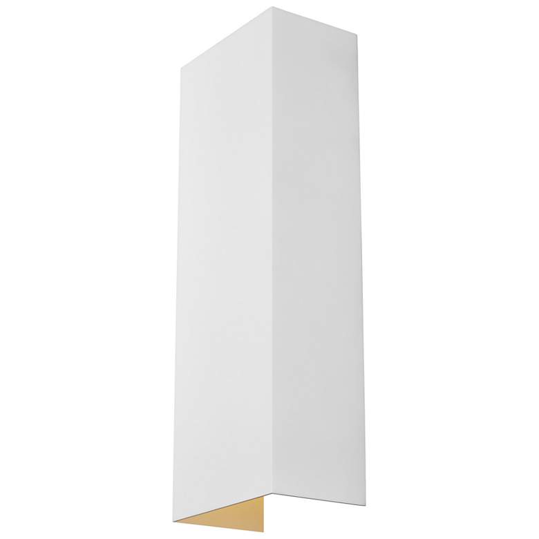 Image 3 Visual Comfort Brompton 17" High White LED Wall Sconce more views