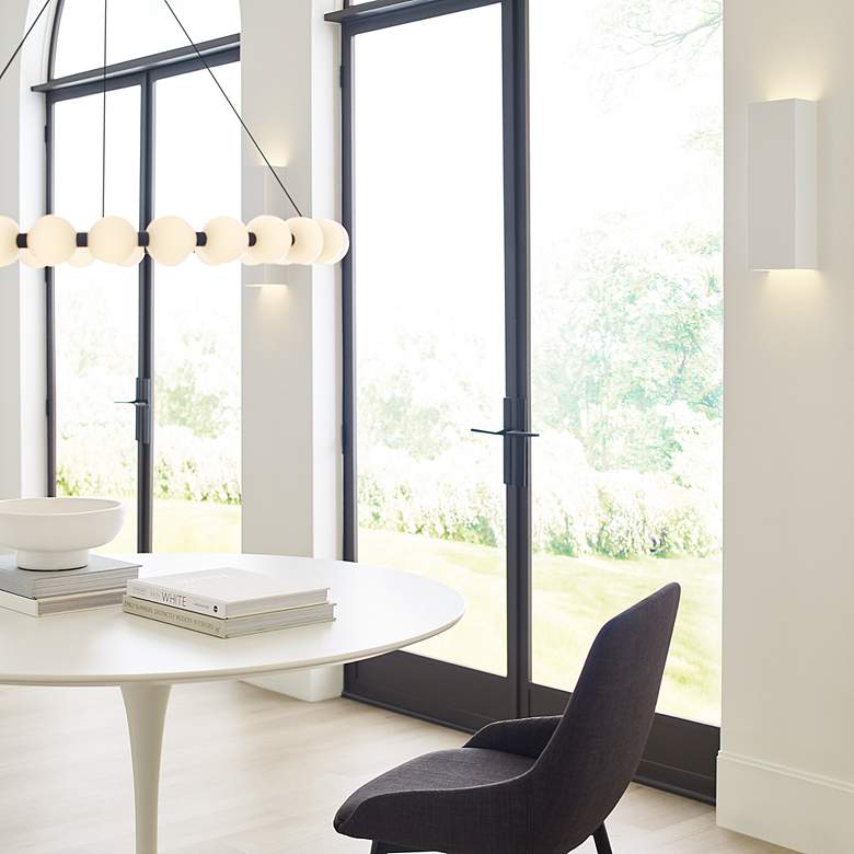 Image 7 Visual Comfort Brompton 17" High White LED Wall Sconce more views
