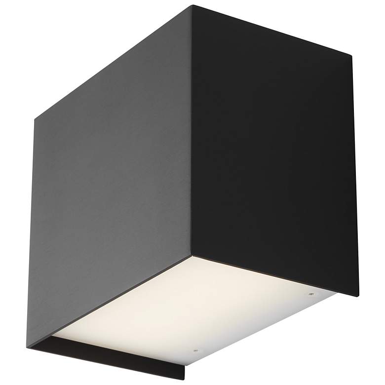 Image 1 Visual Comfort Brompton 5"H Black Up/Down Small Wall Sconce