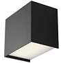 1_Visual Comfort Brompton 5"H Black Up/Down Small Wall Sconce