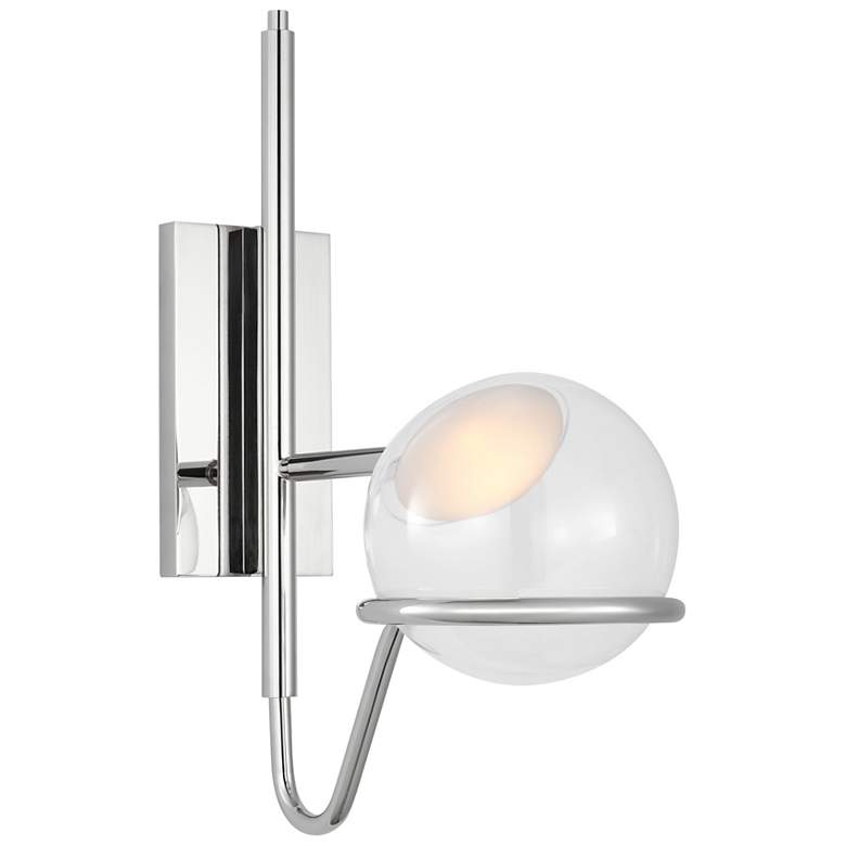 Image 2 Visual Comfort Crosby 18"H Polished Nickel LED Wall Sconce more views