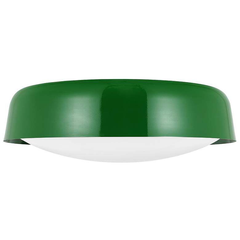 Image 2 Visual Comfort Draper 16" Wide Green Ceiling Light more views