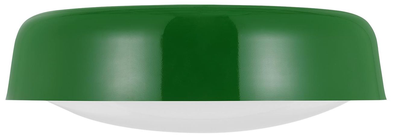Image 3 Visual Comfort Draper 16" Wide Green Ceiling Light more views