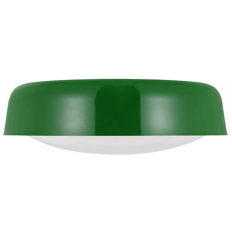Image 3 Visual Comfort Draper 16" Wide Green Ceiling Light more views