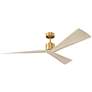 1_Visual Comfort Fan Collection Adler 60 Burnished Brass Fan