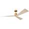 Visual Comfort Fan Collection Adler 60 Burnished Brass Fan