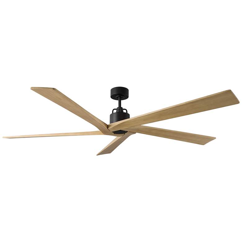 Image 1 Visual Comfort Fan Collection Aspen 70 Black Fan