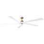 2_Visual Comfort Fan Collection Aspen 84 Burnished Brass Fan more views