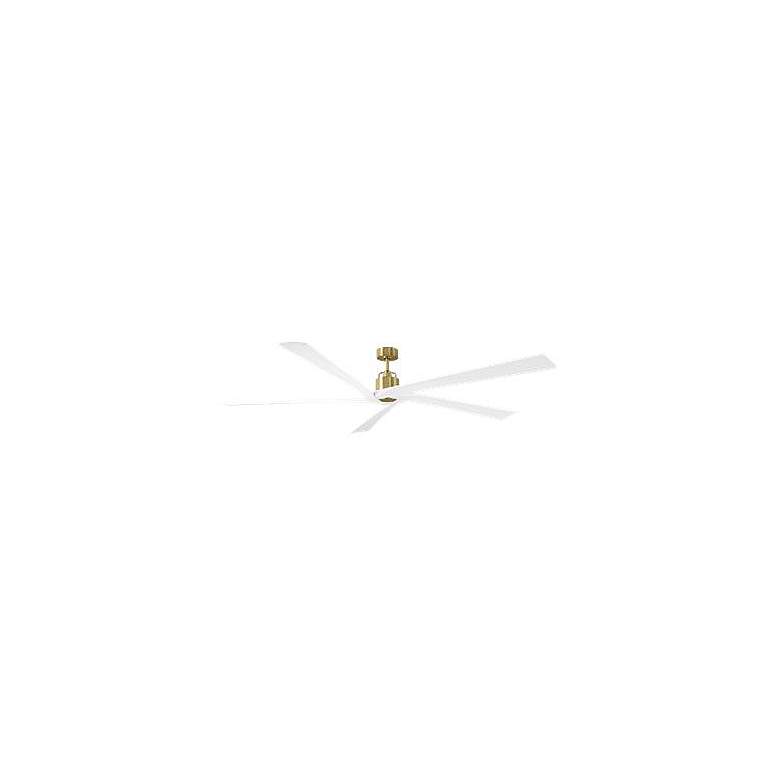 Image 3 Visual Comfort Fan Collection Aspen 84 Burnished Brass Fan more views