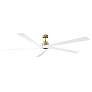 3_Visual Comfort Fan Collection Aspen 84 Burnished Brass Fan more views