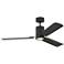 Visual Comfort Fan Collection Cleancut Smart 54 LED Array Black Fan