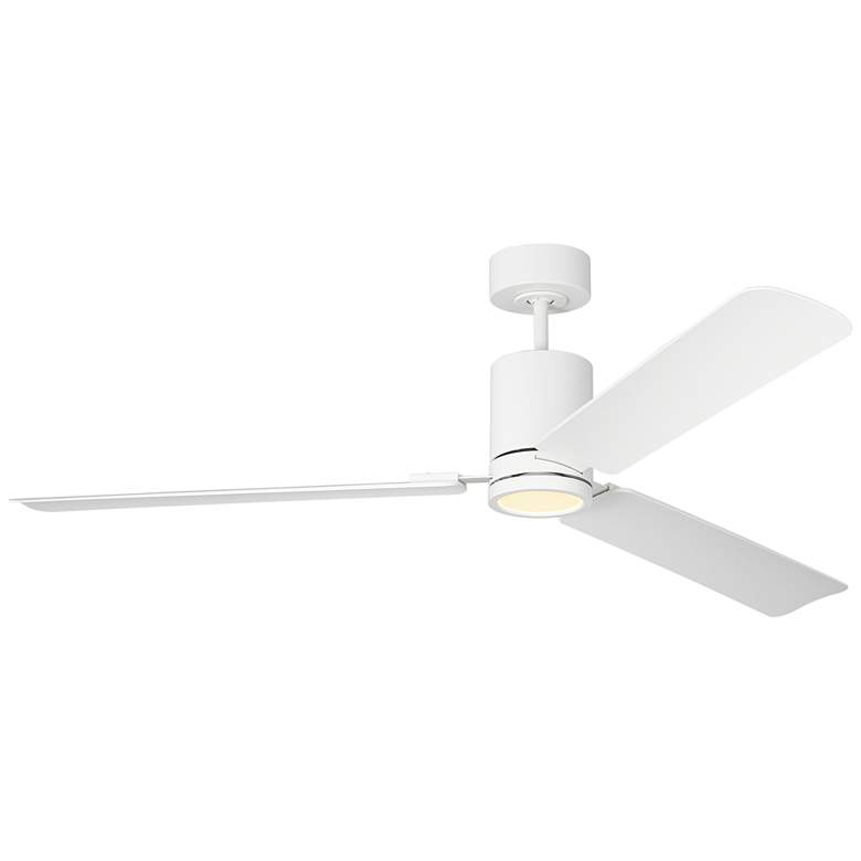 Image 1 Visual Comfort Fan Collection Cleancut Smart 62 LED Array White Fan