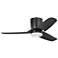 Visual Comfort Fan Collection Colgin 44 Hugger LED Array Black Fan