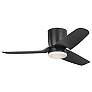 3_Visual Comfort Fan Collection Colgin 44 Hugger LED Array Black Fan more views