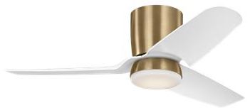 Thumbnail3 of Visual Comfort Fan Collection Colgin 44 Hugger LED Array Satin Brass Fan more views