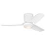1_Visual Comfort Fan Collection Colgin 44 Hugger LED Array White Fan