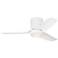 Visual Comfort Fan Collection Colgin 44 Hugger LED Array White Fan