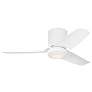 3_Visual Comfort Fan Collection Colgin 44 Hugger LED Array White Fan more views