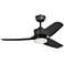 Visual Comfort Fan Collection Colgin 44 LED Array Black Fan