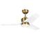 Visual Comfort Fan Collection Colgin 44 LED Array Satin Brass Fan
