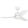 1_Visual Comfort Fan Collection Colgin 44 LED Array White Fan