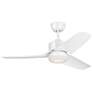 2_Visual Comfort Fan Collection Colgin 44 LED Array White Fan more views