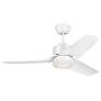 3_Visual Comfort Fan Collection Colgin 44 LED Array White Fan more views