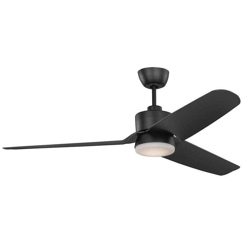 Image 1 Visual Comfort Fan Collection Colgin 56 LED Array Black Fan