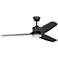 Visual Comfort Fan Collection Colgin 56 LED Array Black Fan