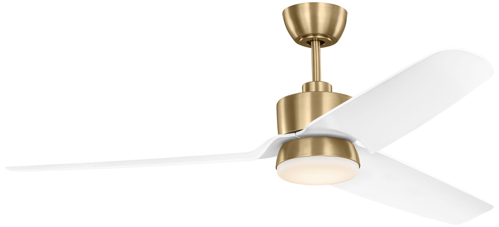 Image 2 Visual Comfort Fan Collection  Colgin 56 LED  Array    Satin Brass  Fan more views