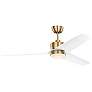 3_Visual Comfort Fan Collection Colgin 56 LED Array Satin Brass Fan more views