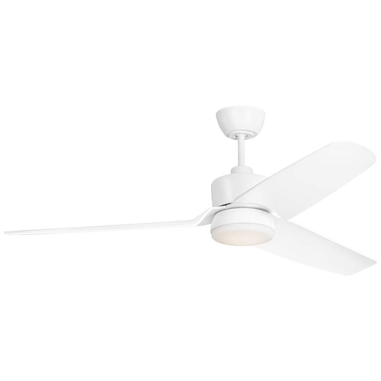 Image 1 Visual Comfort Fan Collection Colgin 56 LED Array White Fan