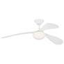1_Visual Comfort Fan Collection Drape Smart 58 LED Array White Fan