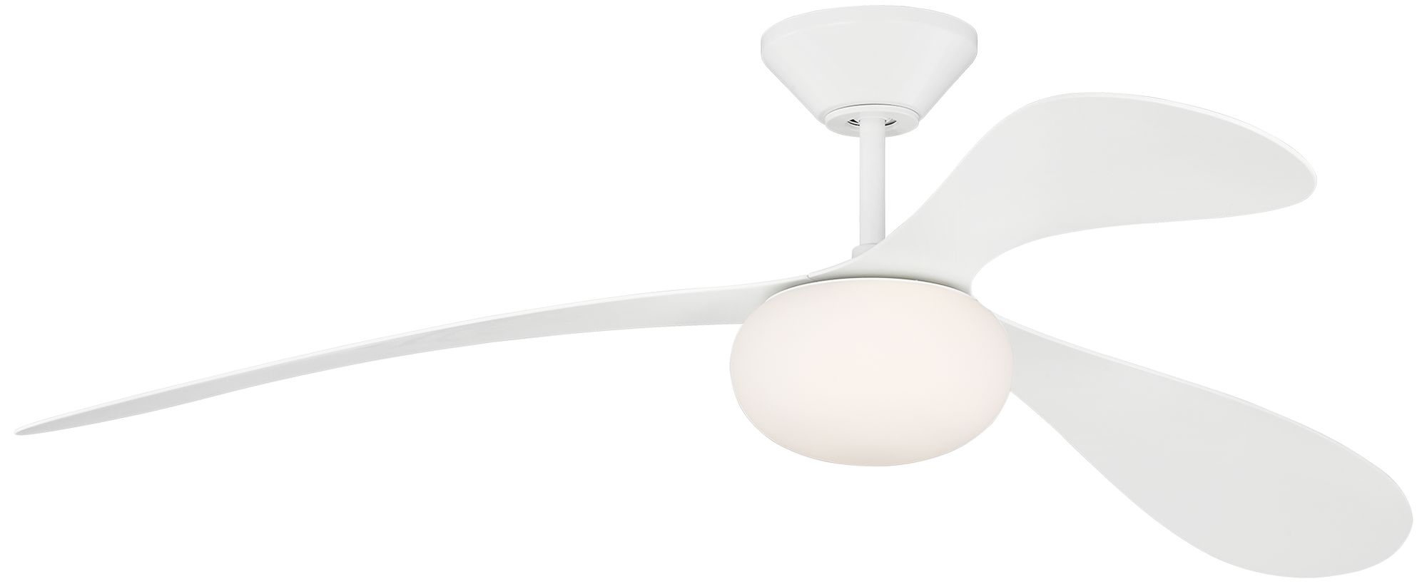 Image 2 Visual Comfort Fan Collection  Drape Smart 58 LED  Array    White  Fan more views