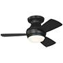 2_Visual Comfort Fan Collection Ikon 32 Hugger LED Array Black Fan more views