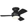 3_Visual Comfort Fan Collection Ikon 32 Hugger LED Array Black Fan more views