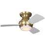 2_Visual Comfort Fan Collection Ikon 32 Hugger LED Array Burnished Brass Fan more views