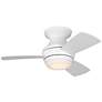 2_Visual Comfort Fan Collection Ikon 32 Hugger LED Array White Fan more views