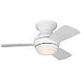 3_Visual Comfort Fan Collection Ikon 32 Hugger LED Array White Fan more views