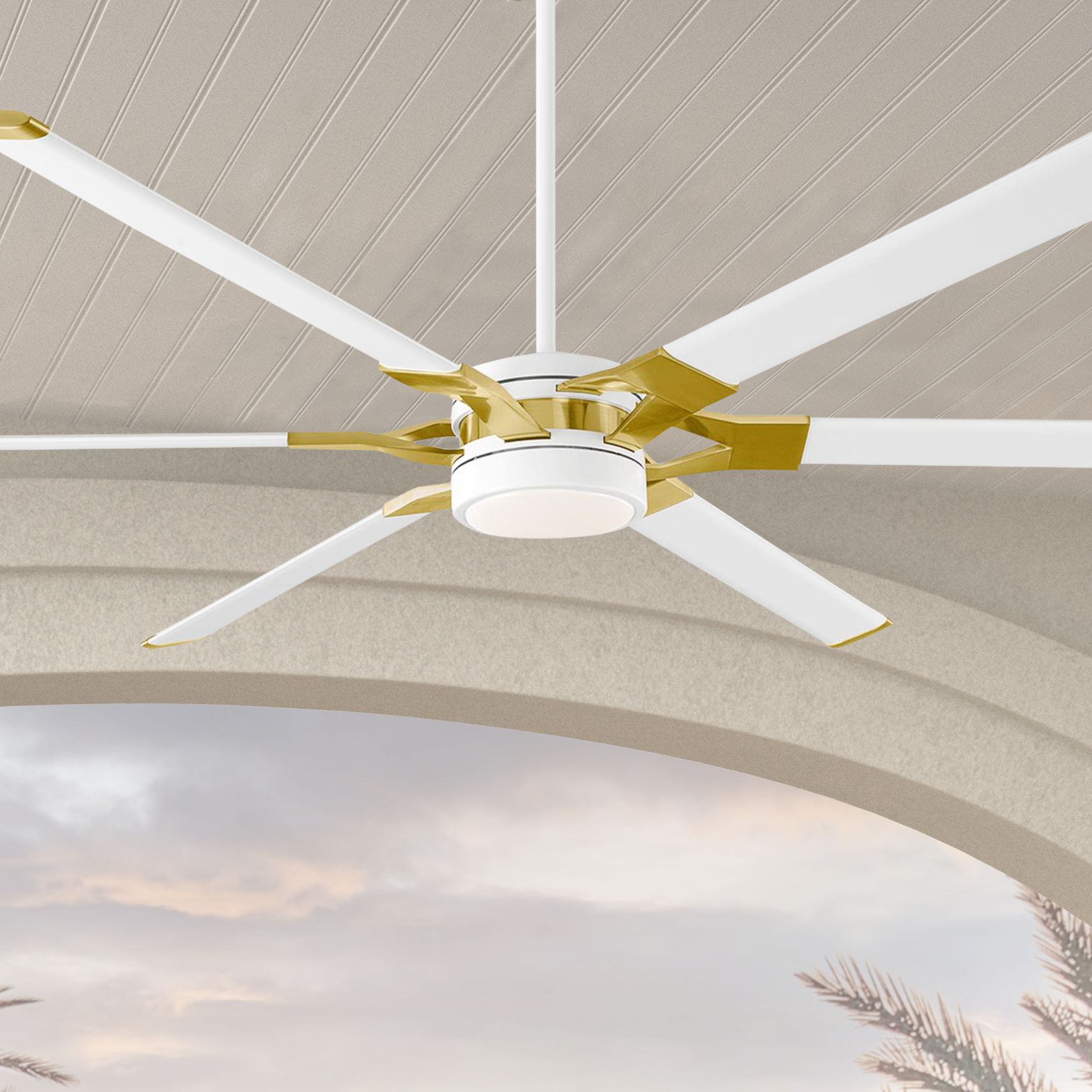 Visual Comfort Fan Collection Loft White Collection