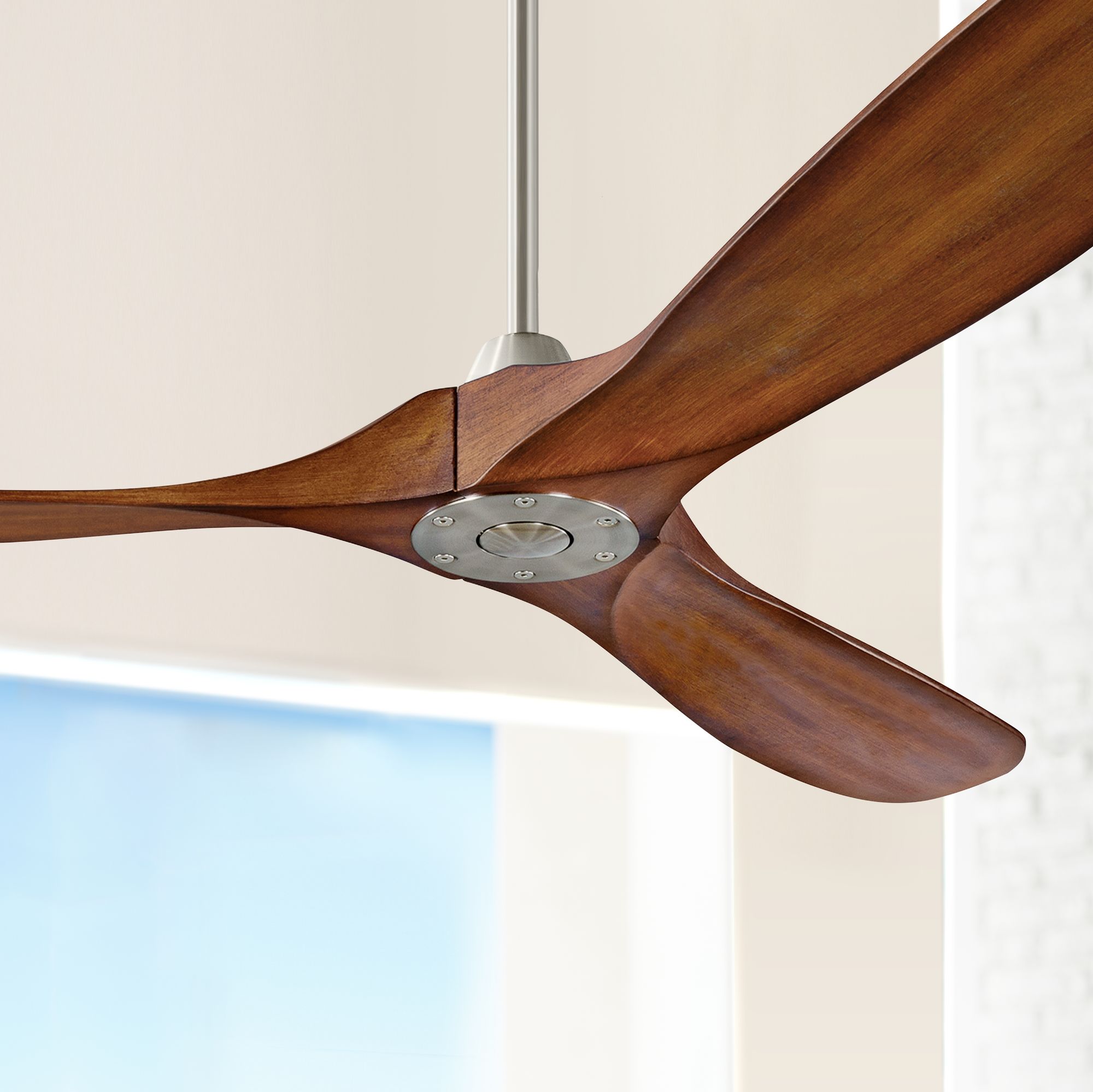 Visual Comfort Fan Collection Maverick Brushed Nickel Collection