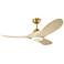 Visual Comfort Fan Collection Maverick Smart 44 LED Burnished Brass Fan