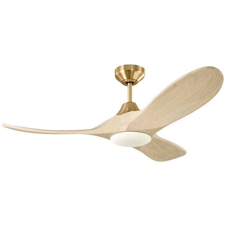 Image 2 Visual Comfort Fan Collection Maverick Smart 44 LED Burnished Brass Fan more views