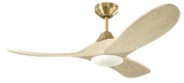 Image 3 Visual Comfort Fan Collection Maverick Smart 44 LED Burnished Brass Fan more views