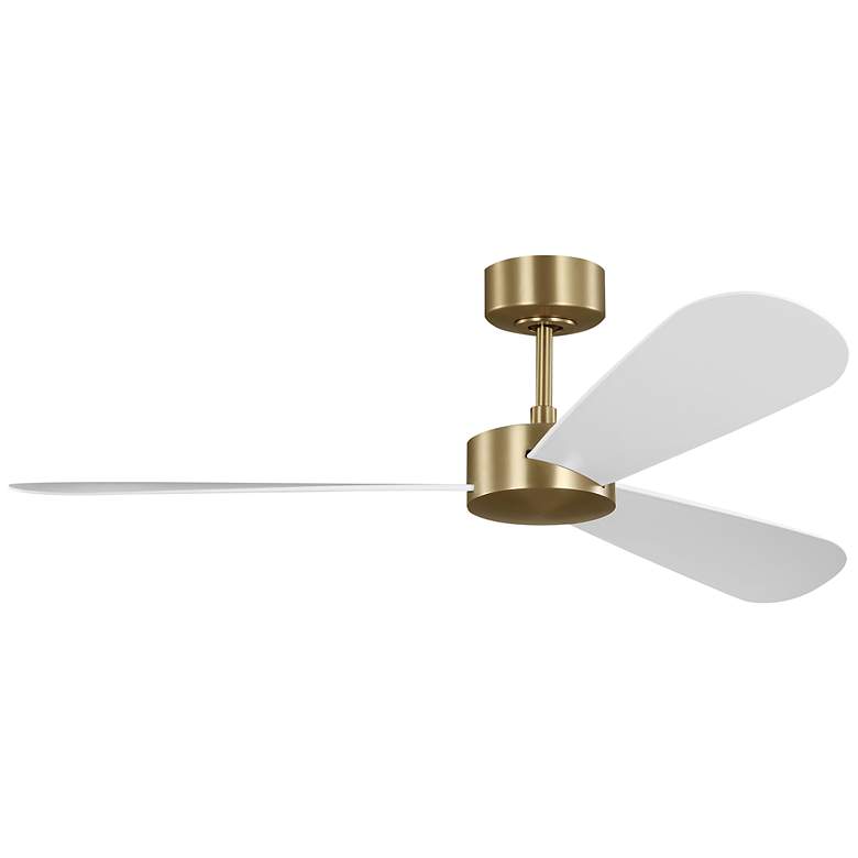 Image 2 Visual Comfort Fan Collection Paddle Smart 52 Burnished Brass Fan more views